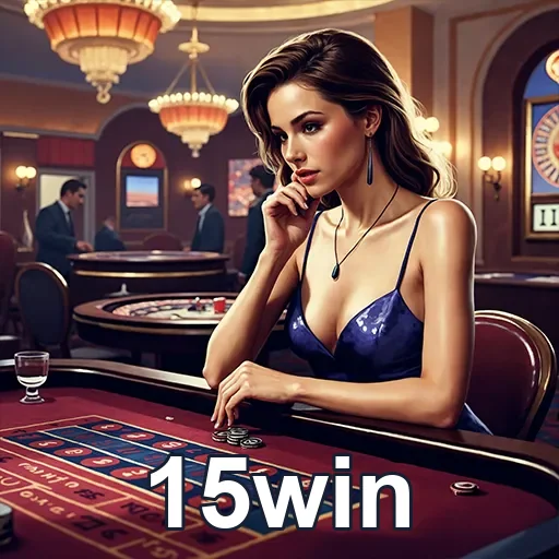 Imagem de cassino no site 15win, com jogos e opções de entretenimento de cassino online.